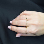 Threefold Elegance Ring 18K