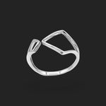 Gold Abstract Angle Ring 18K