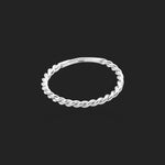 Gold Rope Twist Ring 18K