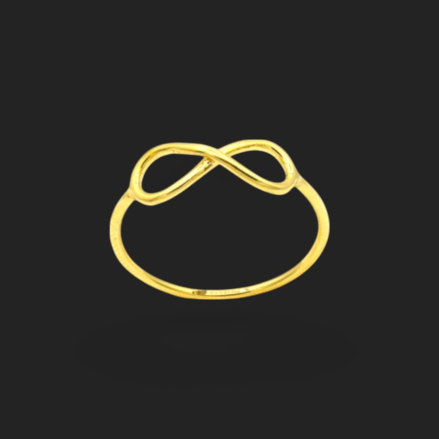 Gold Infinity Ring 18K