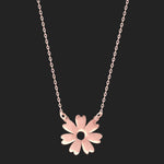 Gold Daisy Bloom Necklace 18K