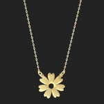 Gold Daisy Bloom Necklace 18K
