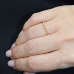 Gold Rope Twist Ring 18K