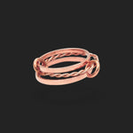 Threefold Elegance Ring 18K