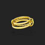 Threefold Elegance Ring 18K