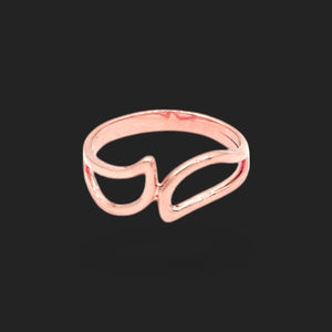 Gold Leaf Essence Ring 18K