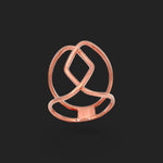 Gold Interlace Ring 18K