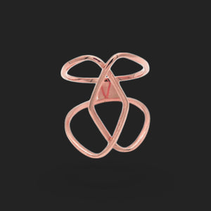 Gold Interlace Ring 18K